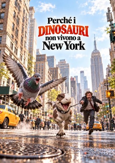Copertina di Perché i dinosauri non vivono a New York?