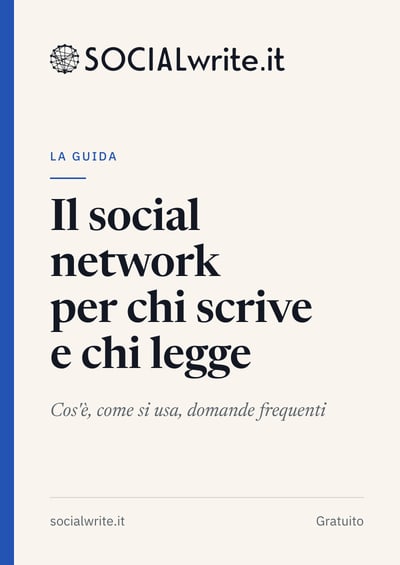 Copertina di SOCIALwrite.it: il social network per chi scrive e chi legge